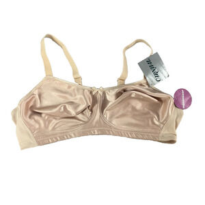 Carnival Minimizer Wireless Bra size 42D Cream Beige Style 517 Opaque Stretch